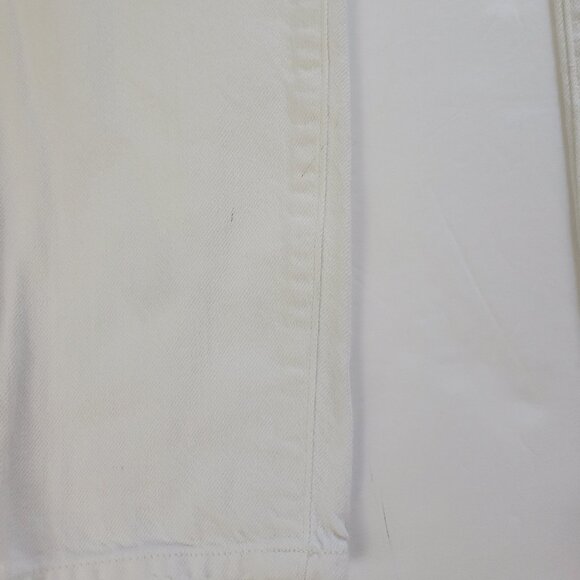 COH Liya High Rise Classic Fit Crop Jean in Distressed Selvedge White - Picture 16 of 16